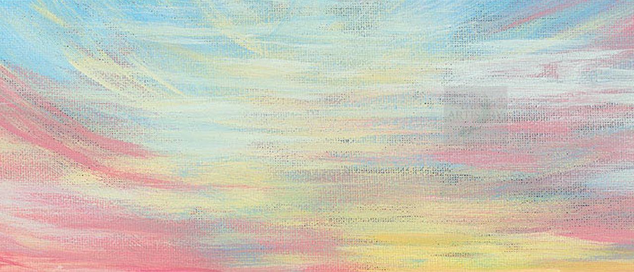 healing landscape image in quantum colors